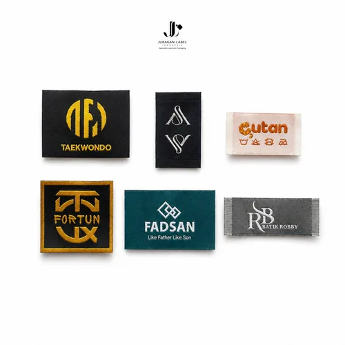 Label Woven Custom Premium
